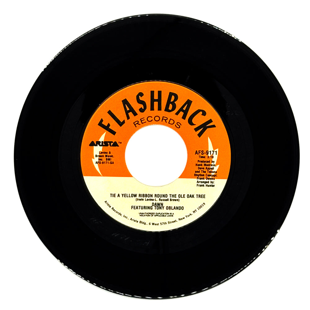 Dawn feat. Tony Orlando : TIE A YELLOW RIBBON ROUND THE OLE OAK TREE/ SAY, HAS ANYBODY SEEN MY SWEET GYPSY ROSE