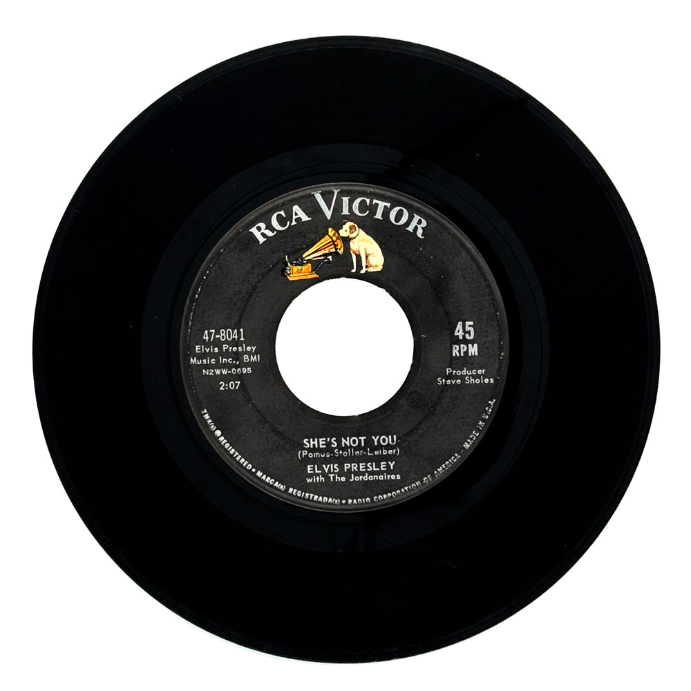 Elvis Presley with The Jordanaires : SHE'S NOT YOU/ JUST TELL HER JIM SAID HELLO