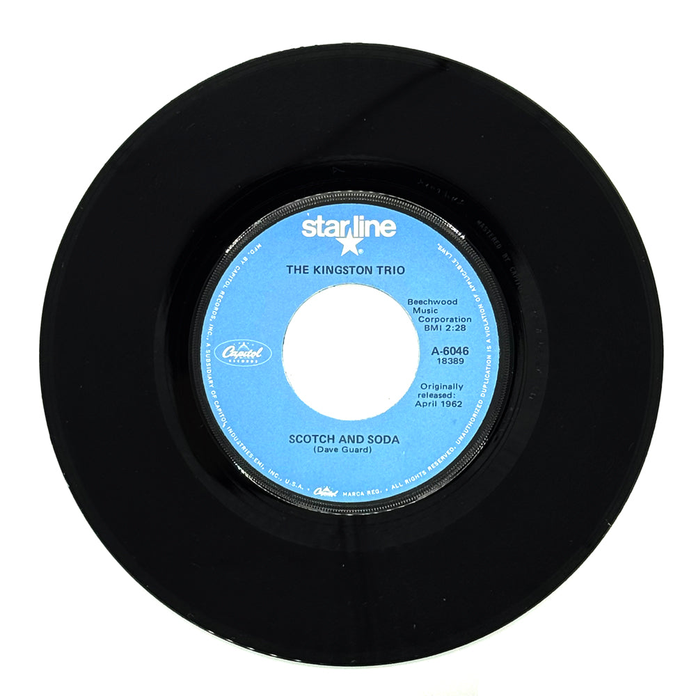Kingston Trio, The : SCOTCH AND SODA/ WORRIED MAN