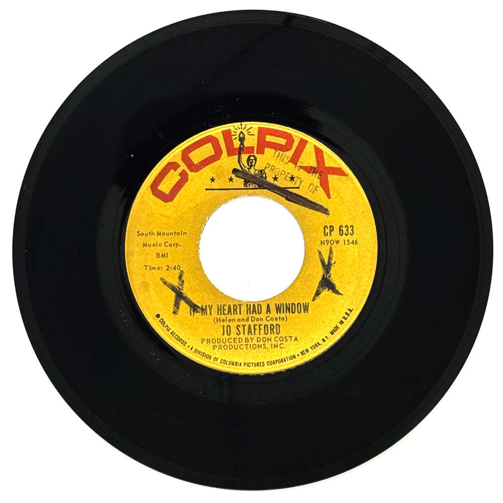 Jo Stafford : IF MY HEART HAD A WINDOW/ SYMPHONY