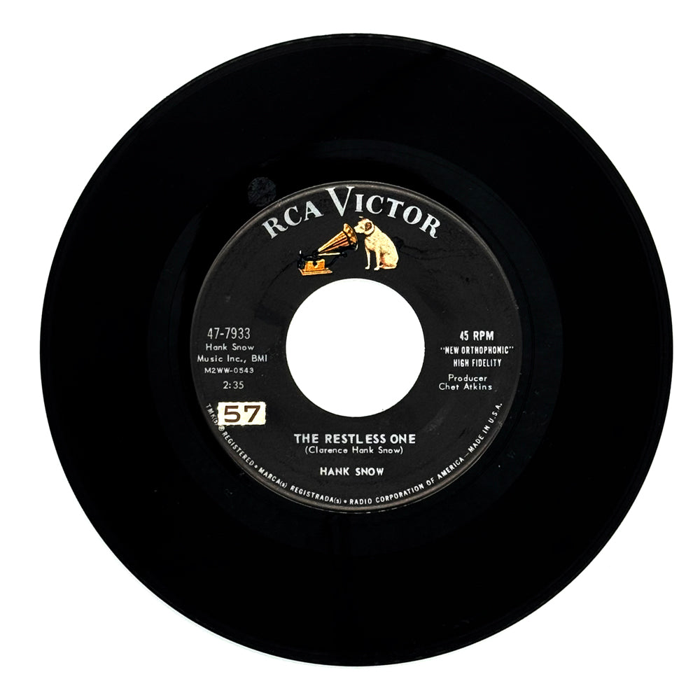 Hank Snow : THE RESTLESS ONE/ I KNOW