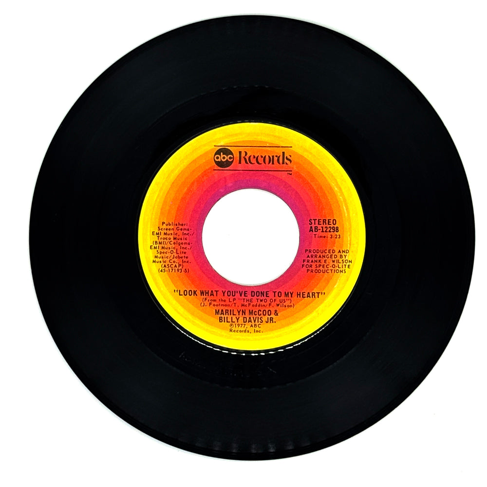 Marilyn McCoo & Billy Davis, Jr. : LOOK WHAT YOU'VE DONE TO MY HEART/ IN MY LIFETIME