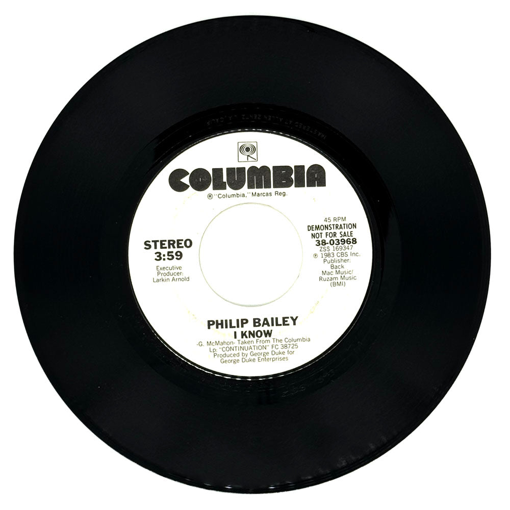 Philip Bailey : I KNOW/ I KNOW