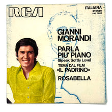 Load image into Gallery viewer, Gianni Morandi : PARLA PIU' PIANO (SPEAK SOFTLY LOVE)/ ROSABELLA

