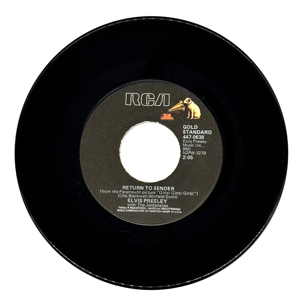 Elvis Presley with The Jordanaires : RETURN TO SENDER/ WHERE DO YOU COME FROM