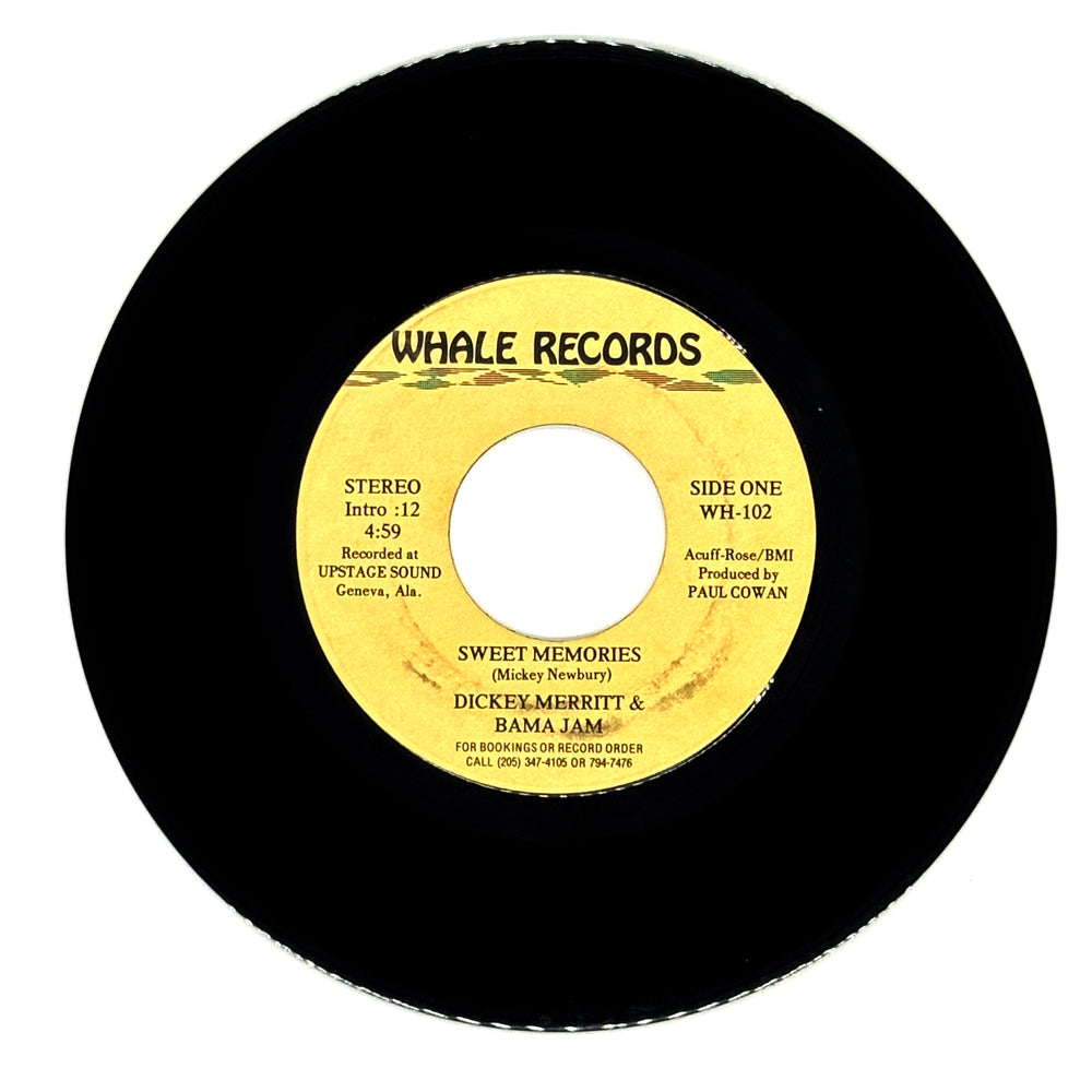 Dickey Merritt & Bama Jam : SWEET MEMORIES/QUEEN OF THE SILVER DOLLAR