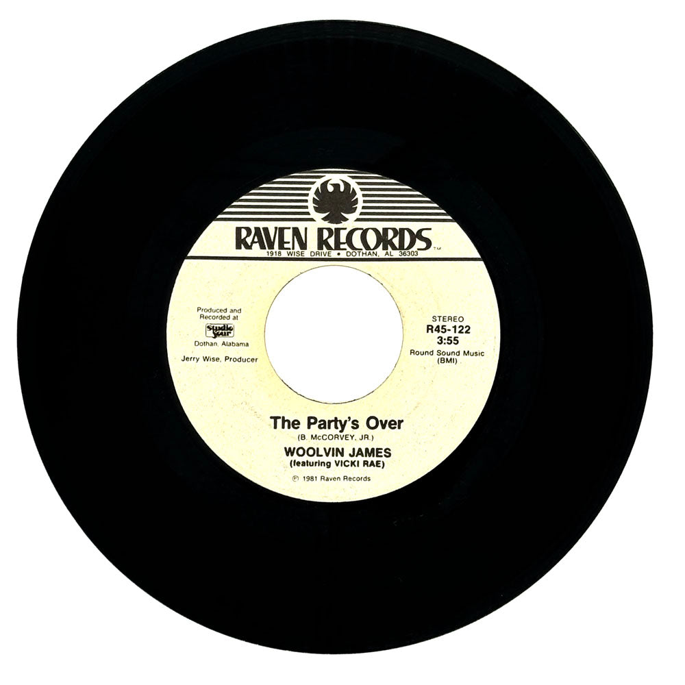Woolvin James feat. Vicki Rae : THE PARTY'S OVER/ CHECK WITH YOUR HEART