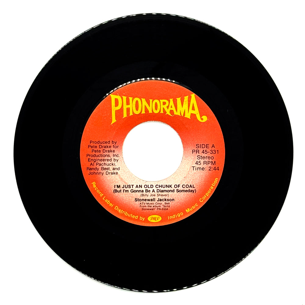 Stonewall Jackson : I'M JUST AN OLD CHUNK OF COAL (BUT I'M GONNA BE A DIAMOND SOMEDAY)/ FULL MOON, EMPTY POCKETS