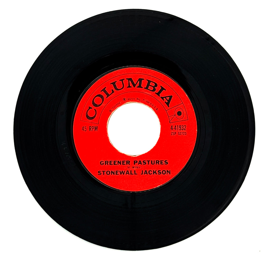 Stonewall Jackson : GREENER PASTURES/ WEDDING BELLS FOR YOU AND HIM