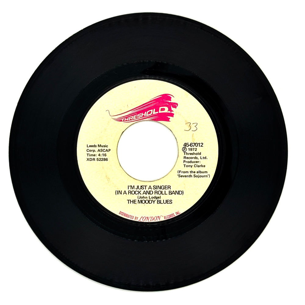Moody Blues, The : I'M JUST A SINGER (IN A ROCK AND ROLL BAND)/ FOR MY LADY