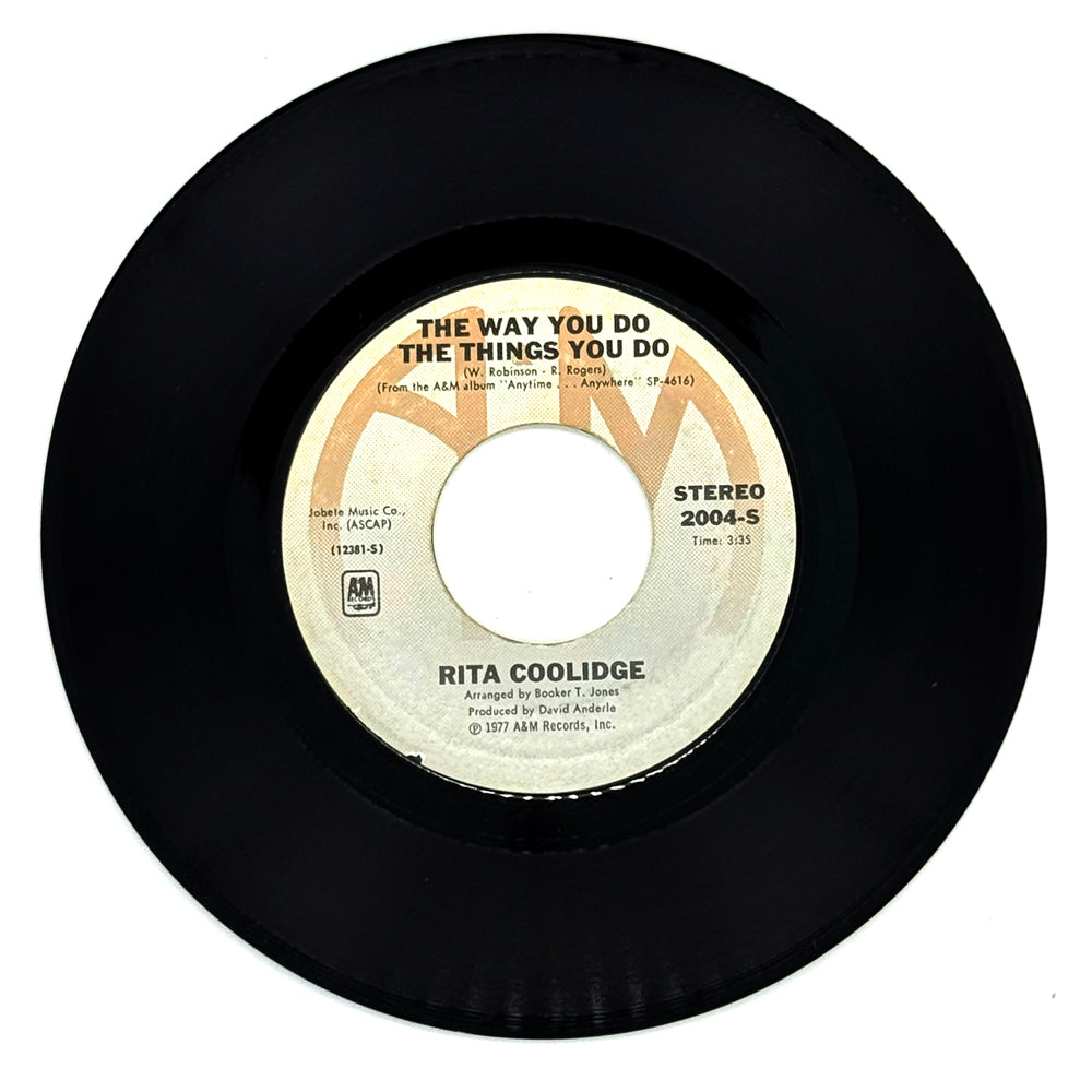 Rita Coolidge : THE WAY YOU DO THE THINGS YOU DO/ I FEEL THE BURDEN (BEING LIFTED OFF MY SHOULDERS)