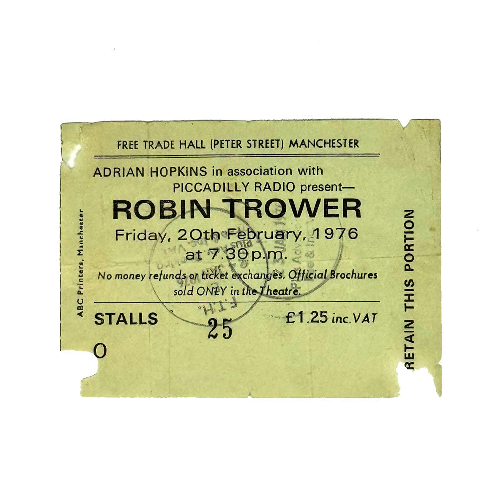 Ticket | ROBIN TROWER