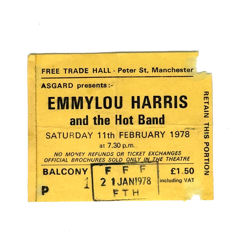 Ticket | EMMYLOU HARRIS AND THE HOT BAND