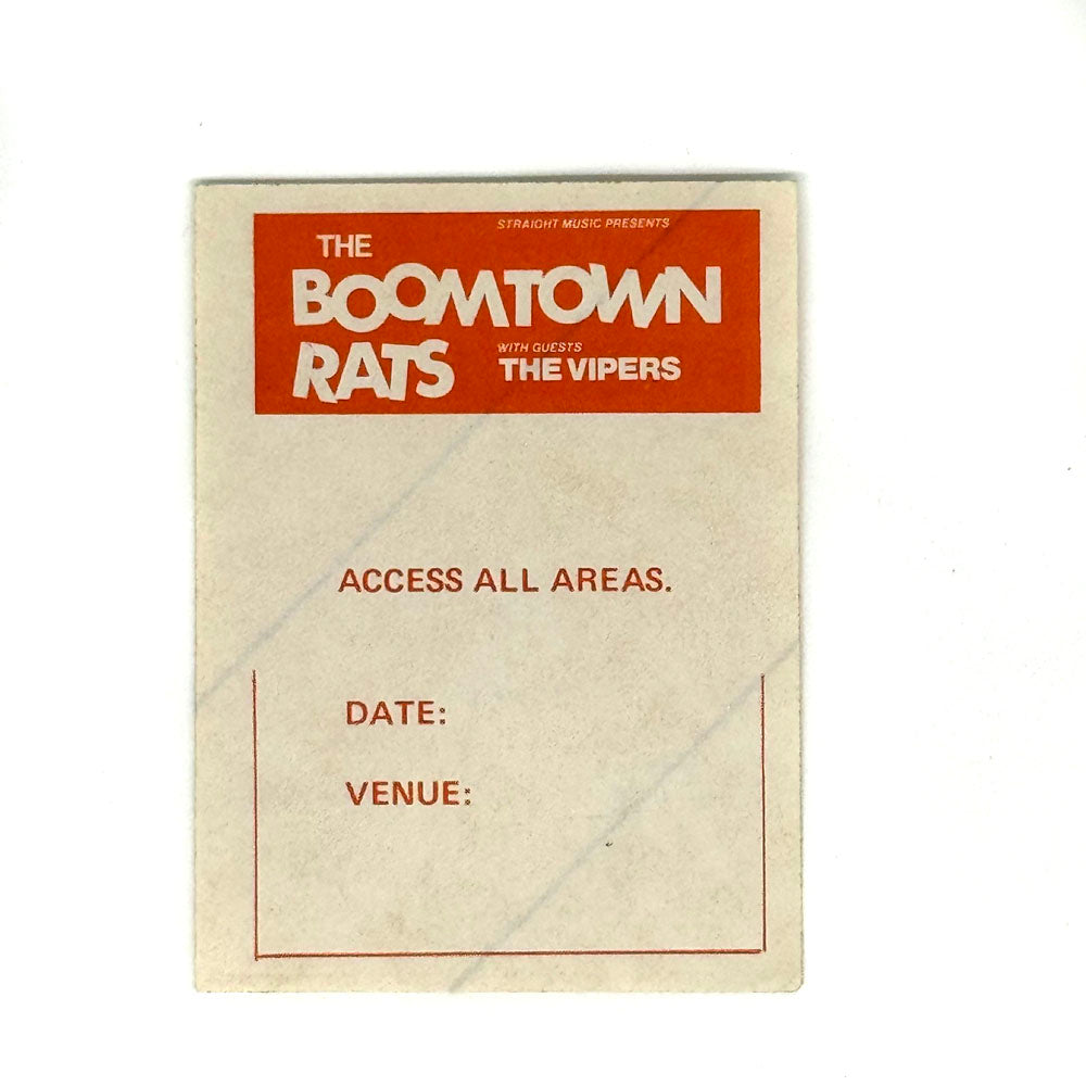 All Access Sticker | THE BOOMTOWN RATS, THE VIPERS