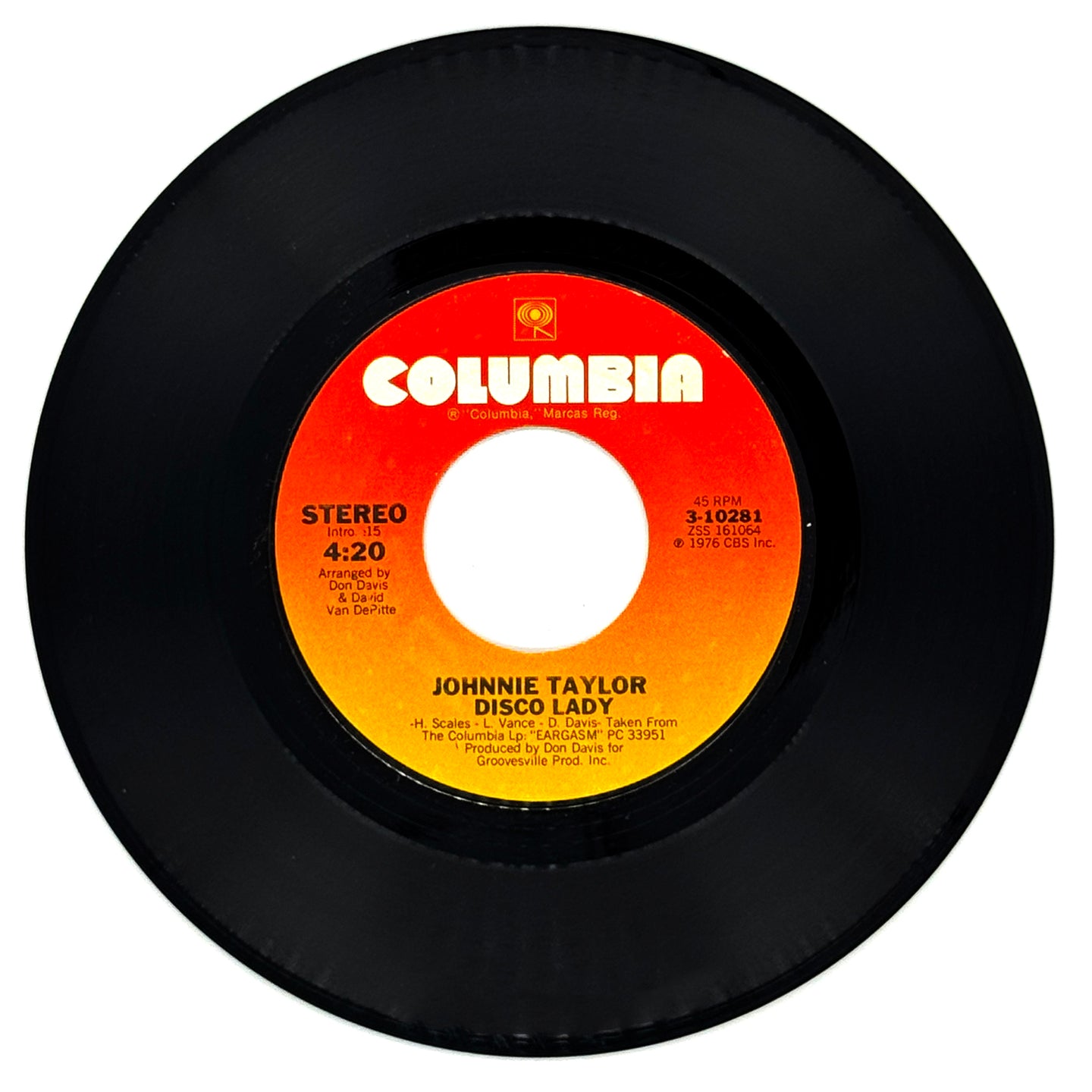 Johnnie Taylor : DISCO LADY/ YOU'RE THE BEST IN THE WORLD