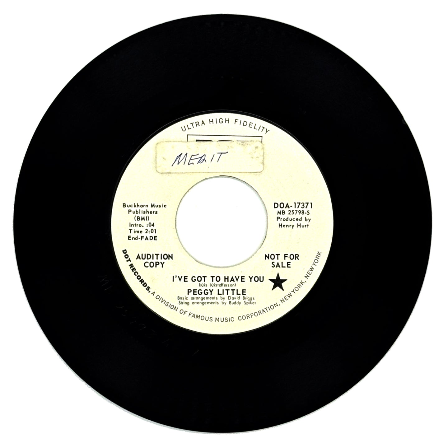 Peggy Little : I'VE GOT TO HAVE YOU/ I'VE GOT A LOVE OF LOVE (LEFT IN ME)