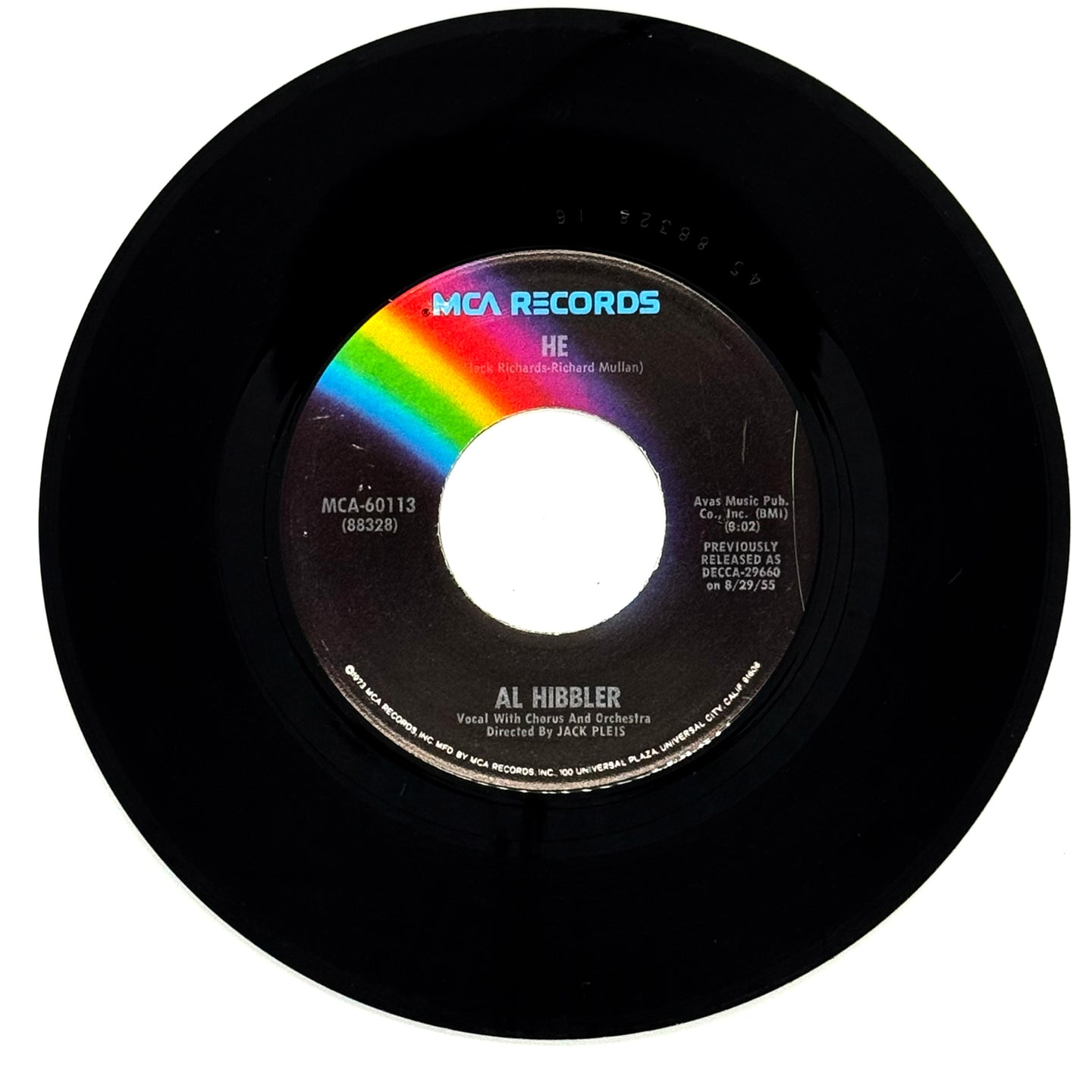 Al Hibbler : HE/ UNCHAINED MELODY