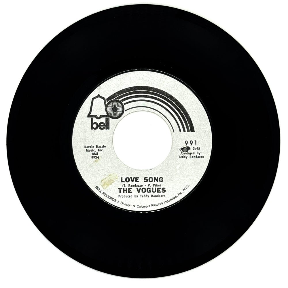 Vogues, The : LOVE SONG/ WE'RE ON OUR WAY