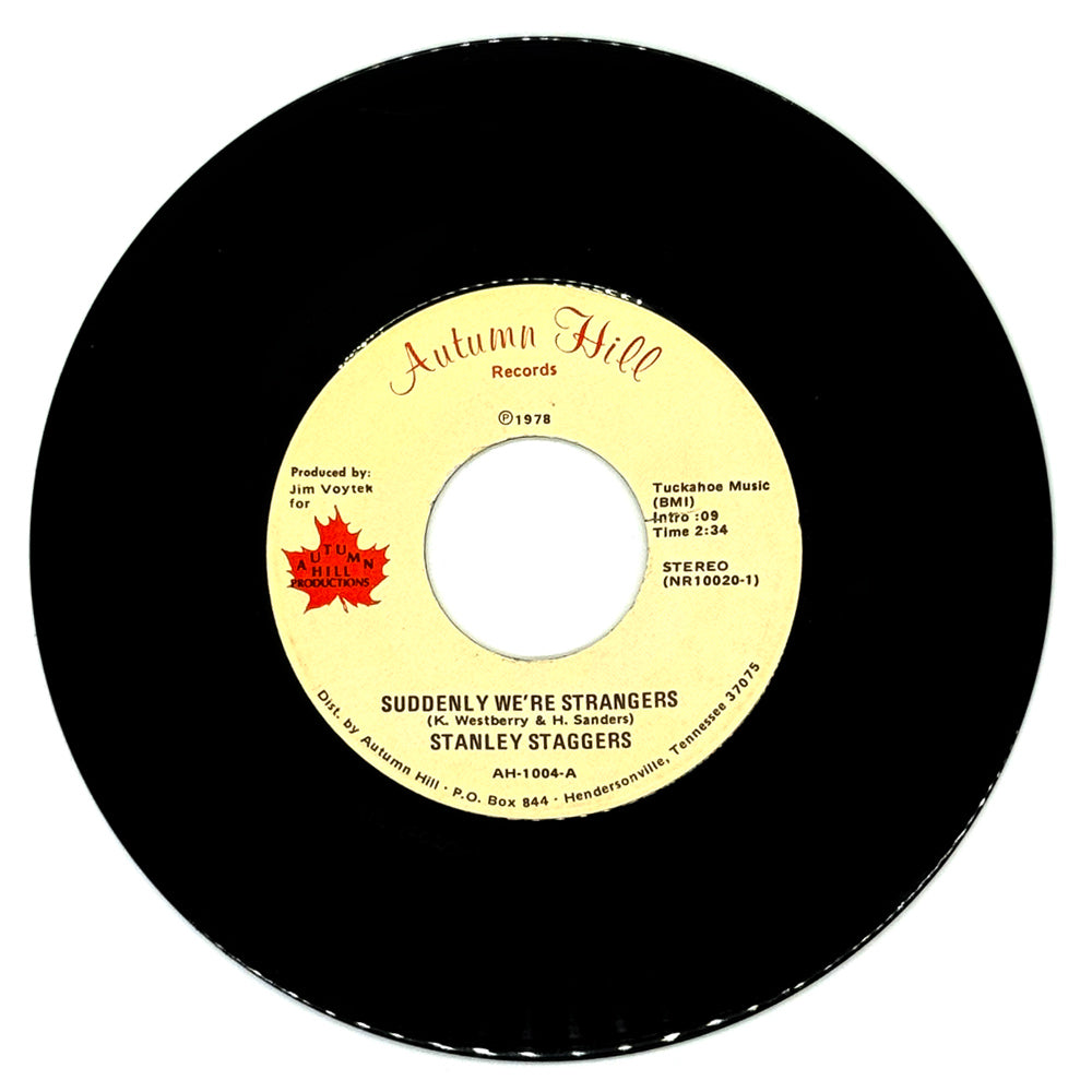 Stanley Staggers : SUDDENLY WE'RE STRANGERS/ WHY CAN'T I HEAR IT FROM YOU