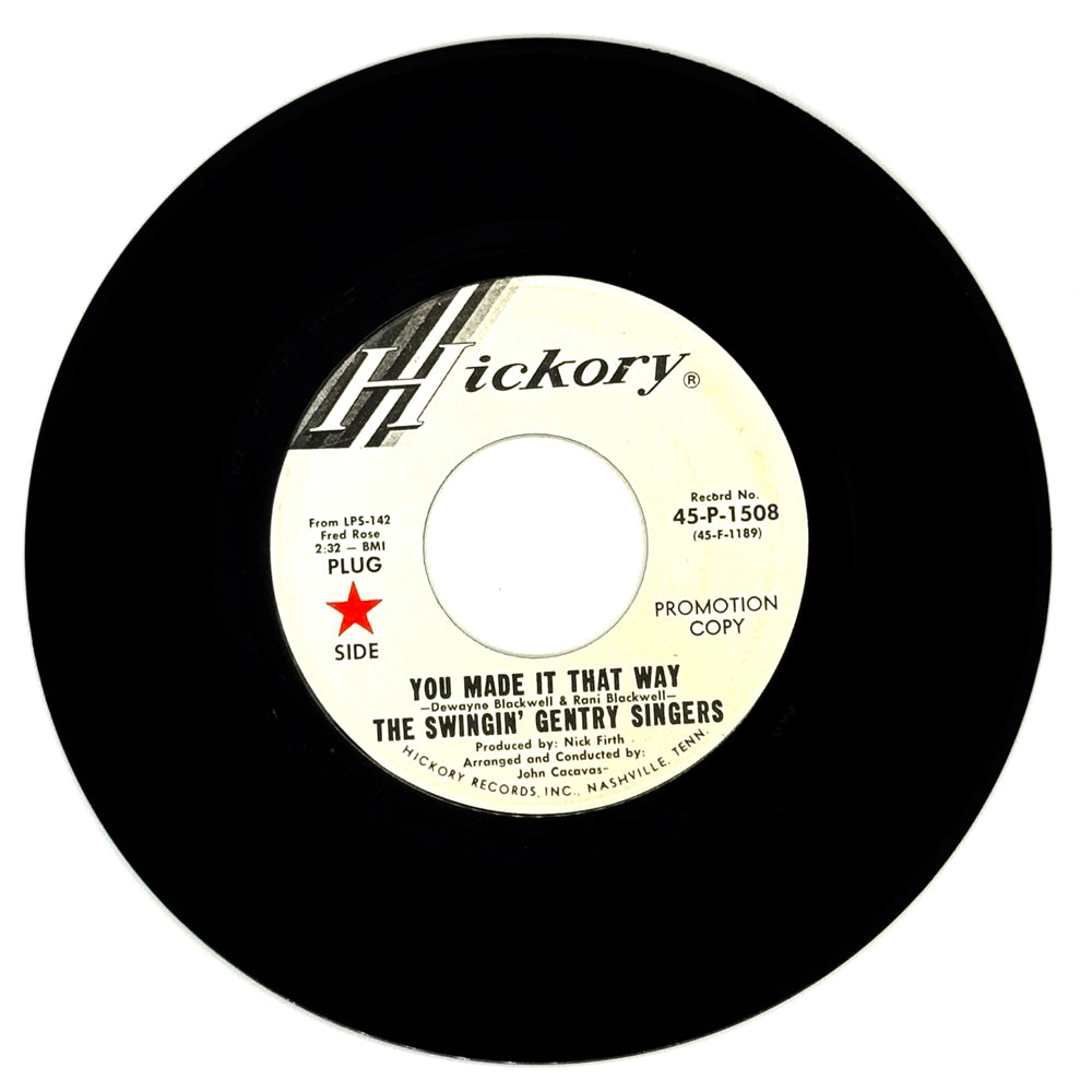 Swingin' Gentry Singers, The : YOU MADE IT THAT WAY/ CALL HER SWEETHEART