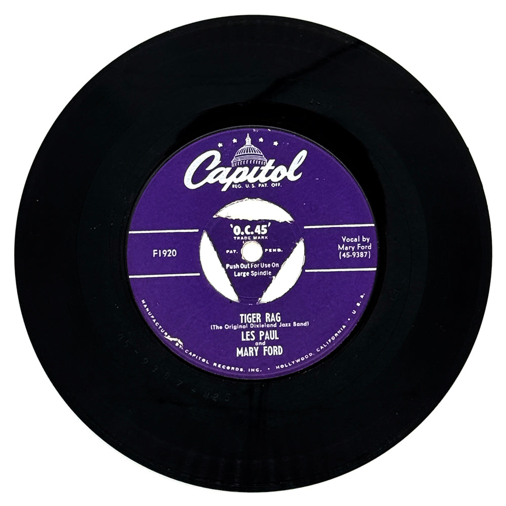 Les Paul and Mary Ford : TIGER RAG/ IT'S A LONESOME OLD TOWN (WHEN YOU'RE NOT AROUND)