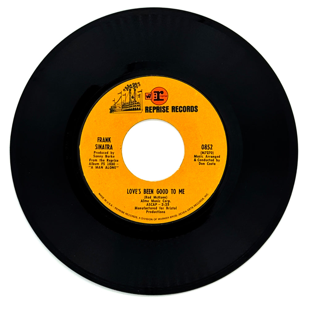 Frank Sinatra : LOVE'S BEEN GOOD TO ME/ A MAN ALONE