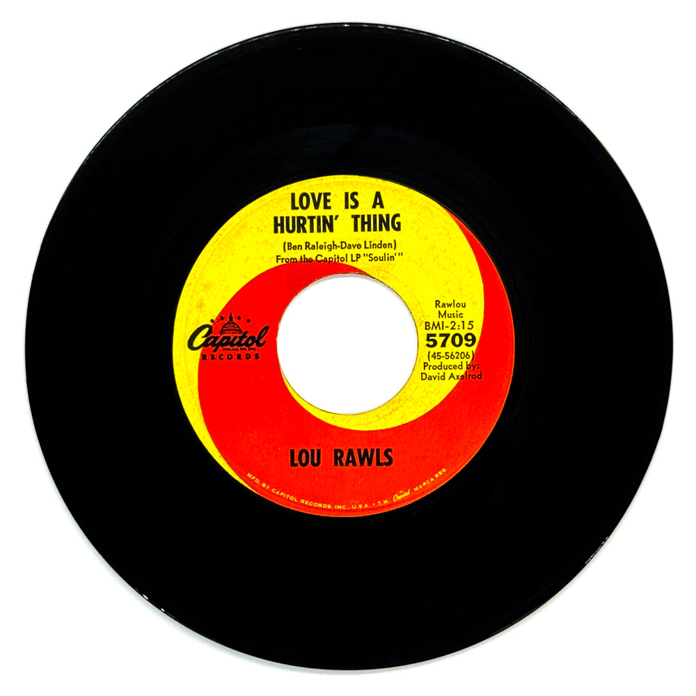 Lou Rawls : LOVE IS HURTIN' THING/ MEMORY LANE