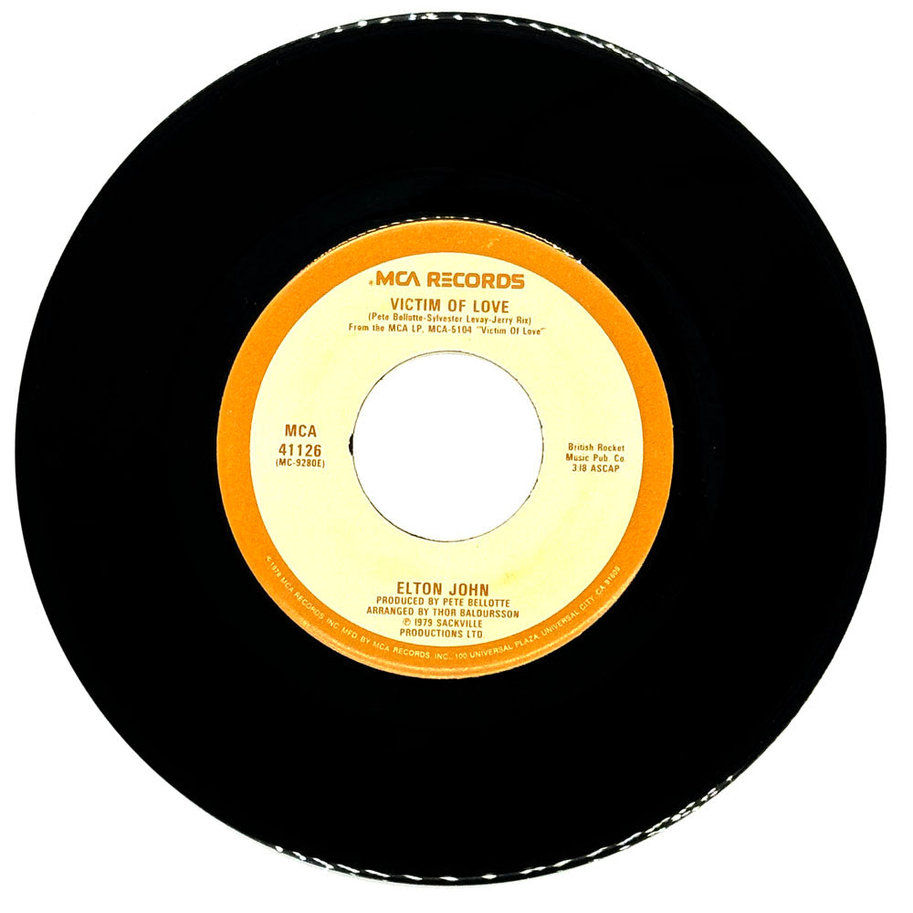 Elton John : VICTIM OF LOVE/ STRANGERS