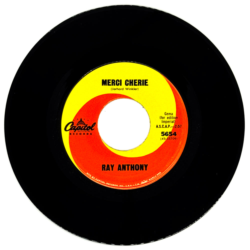 Ray Anthony : MERCI CHERIE/ GOODBYE MY LOVE (IL SILENZIO)