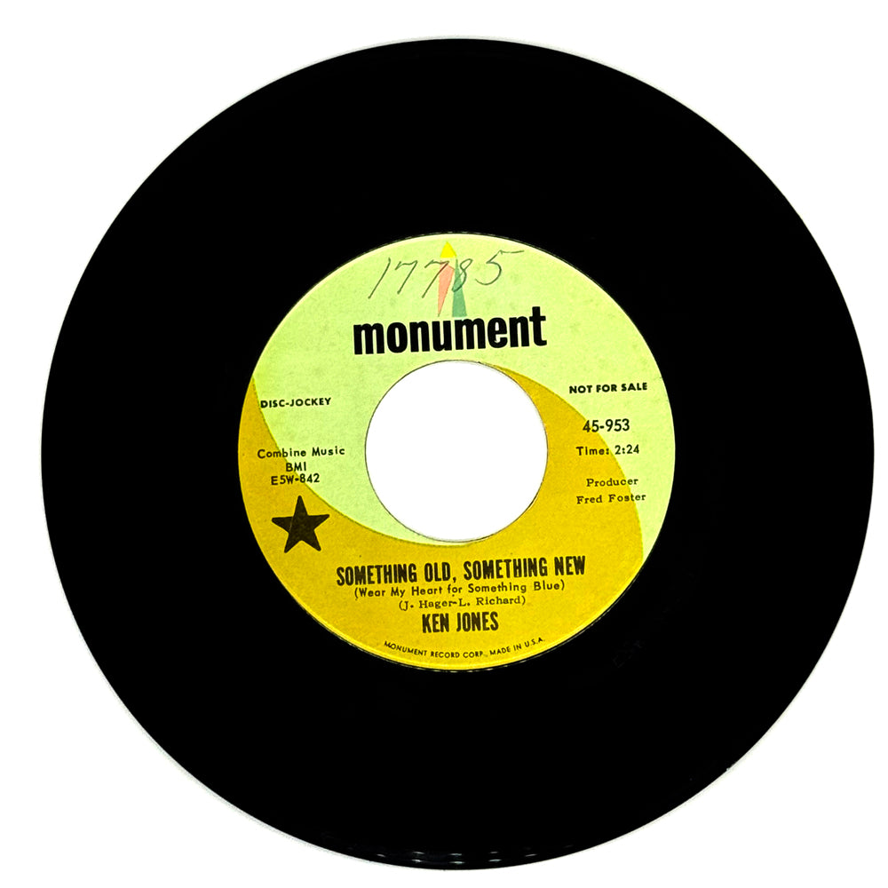 Ken Jones : SOMETHING OLD, SOMETHING NEW (WEAR MY HEART FOR SOMETHING BLUE)/ COMO ESTA USTED
