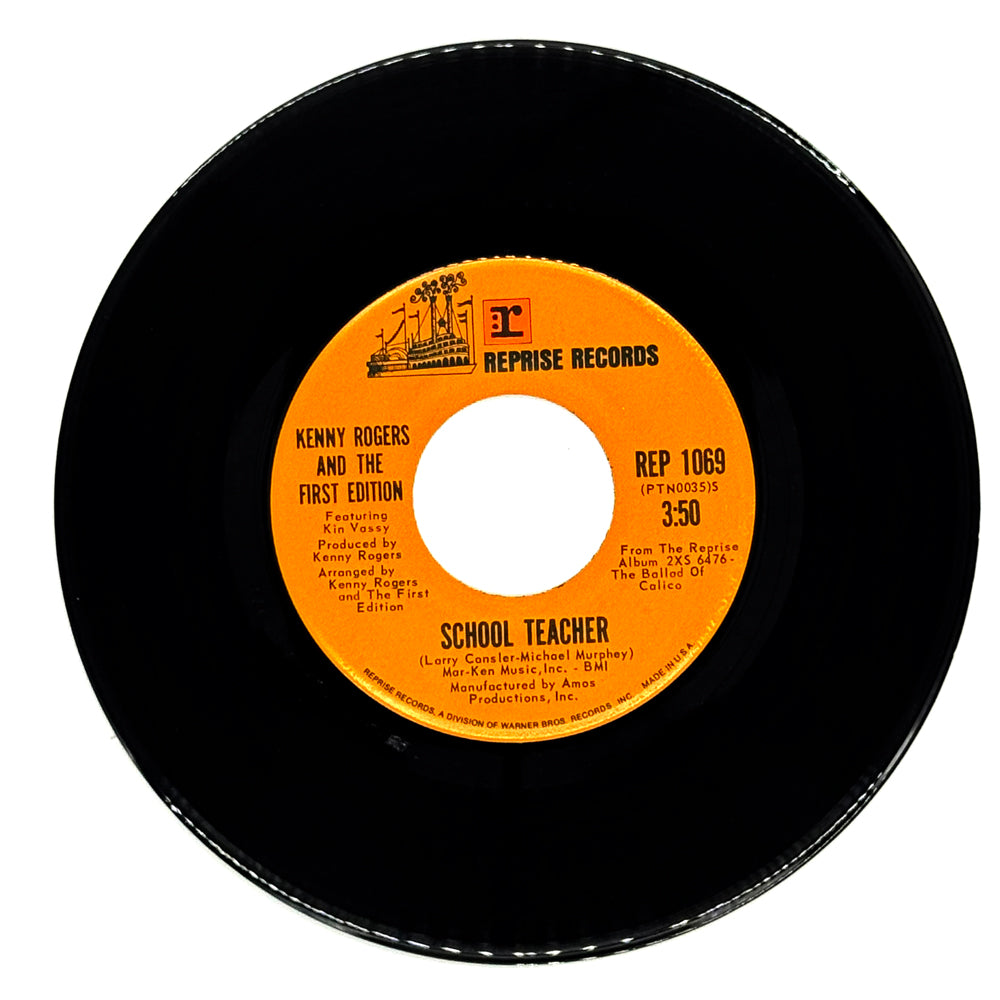 Kenny Rogers And The First Edition : SCHOOL TEACHER/ TRIGGER HAPPY KID