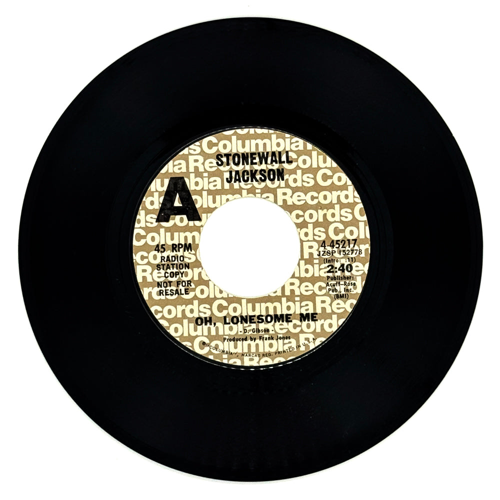 Stonewall Jackson : OH, LONESOME ME/ WHEN HE WAS NINE