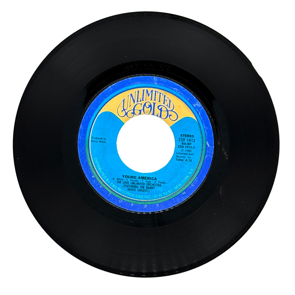 Love Unlimited Orchestra featuring The Barry White Singers : YOUNG AMERICA/ FREEWAY FLYER