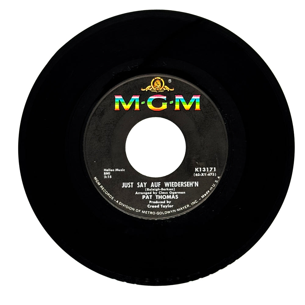 Pat Thomas : JUST SAY WIEDERSEH'N/ I'M IN THE MOOD FOR LOVE