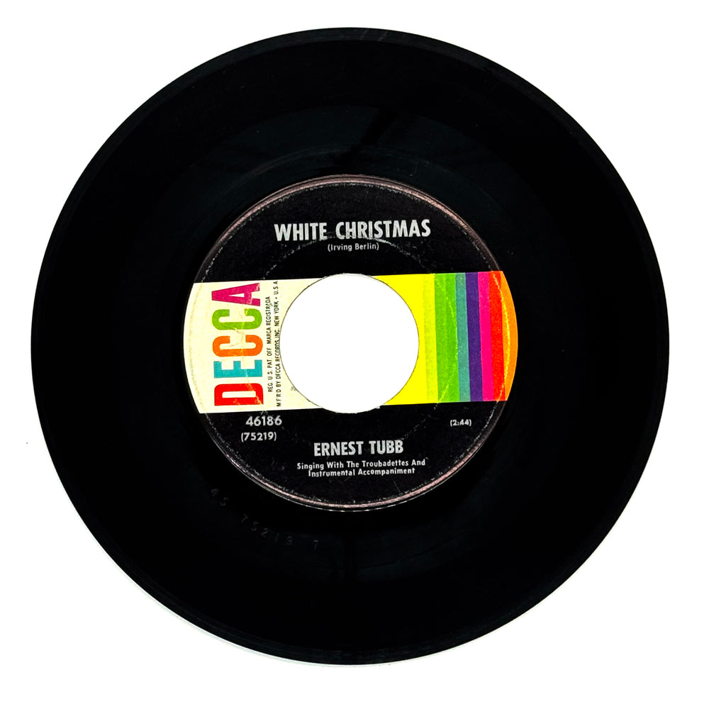 Ernest Tubb : WHITE CHRISTMAS/ BLUE CHRISTMAS