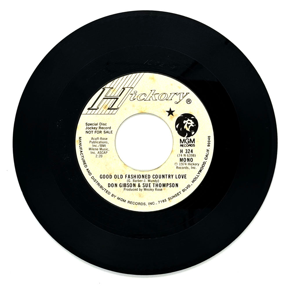 Don Gibson & Sue Thompson : GOOD OLD FASHIONED COUNTRY LOVE/ Sue Thompson & Don Gibson : AGES AND AGES AGO