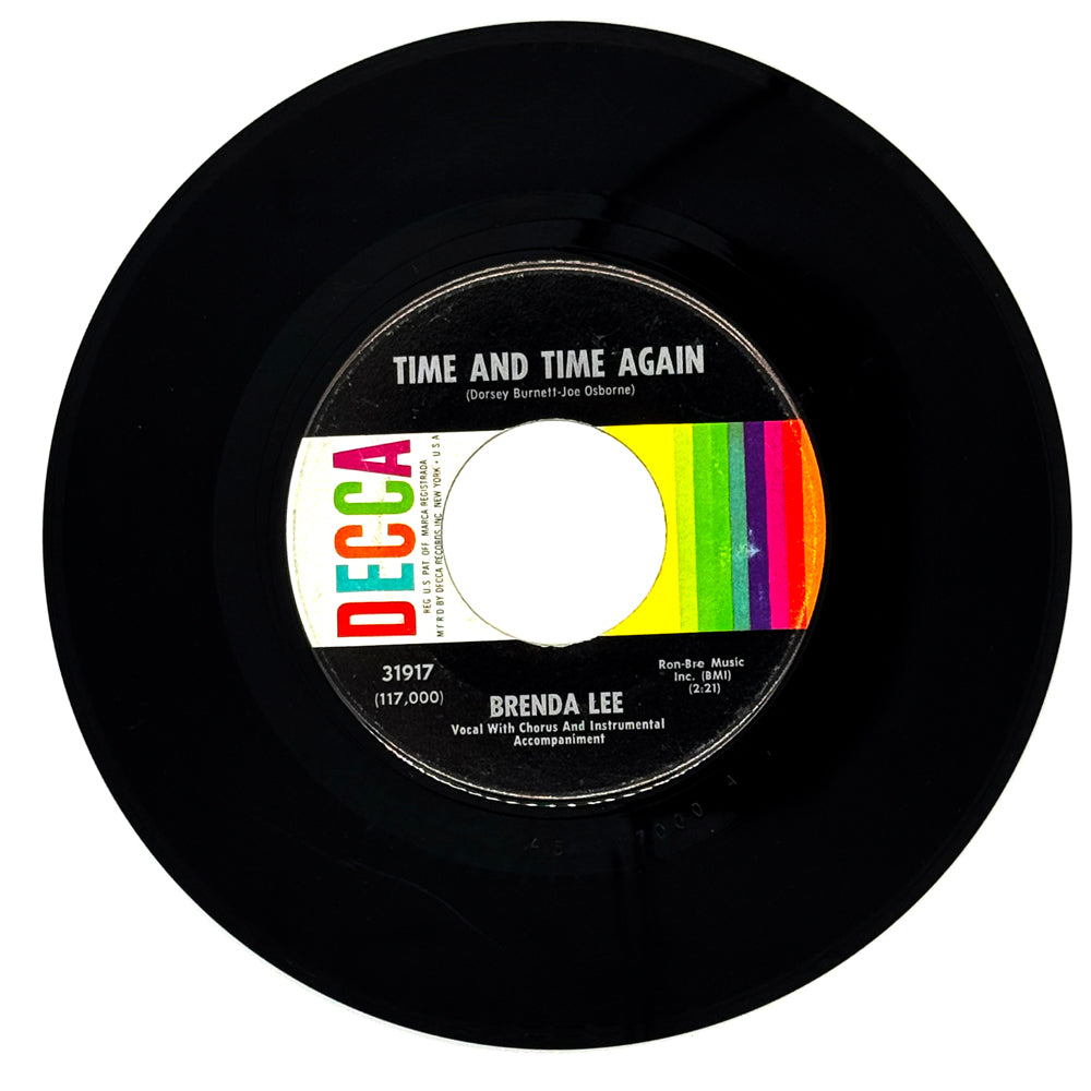 Brenda Lee : TIME AND TIME AGAIN/ TOO LITTLE TIME