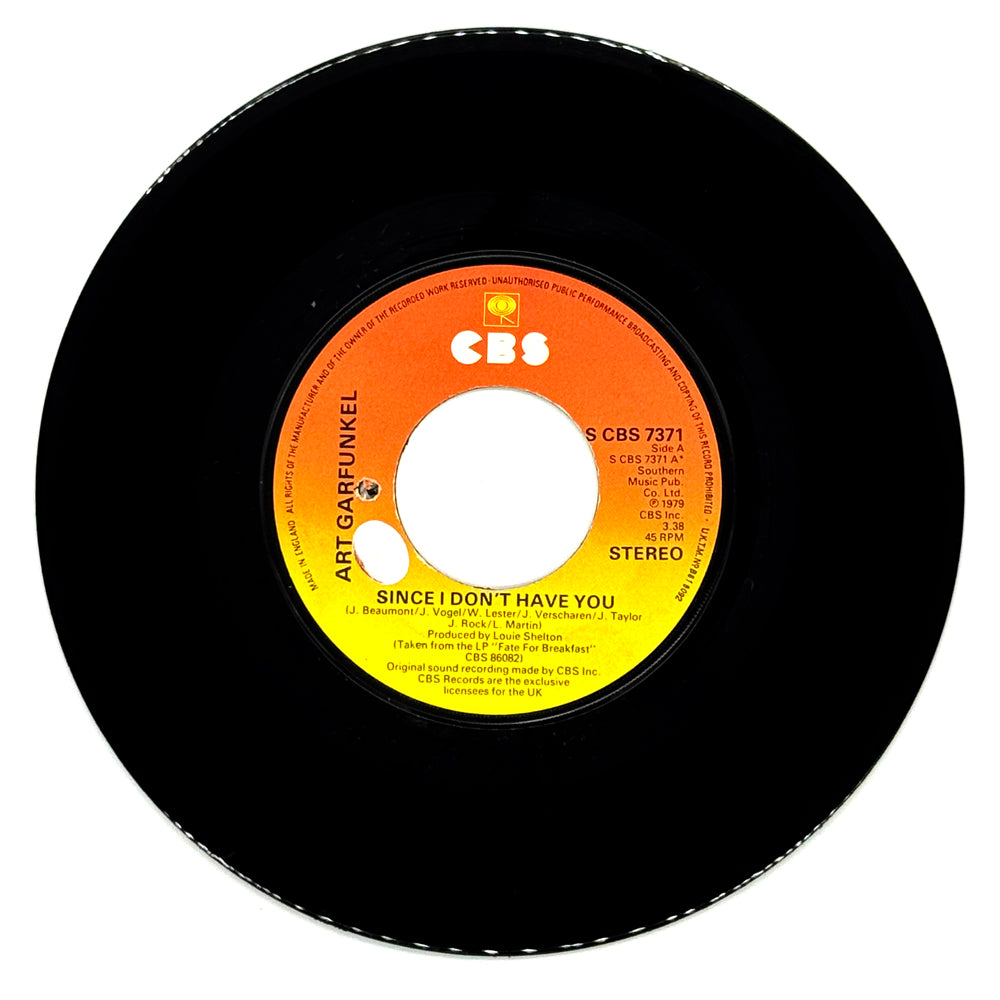 Art Garfunkel : SINCE I DON'T HAVE YOU/ AND I KNOW