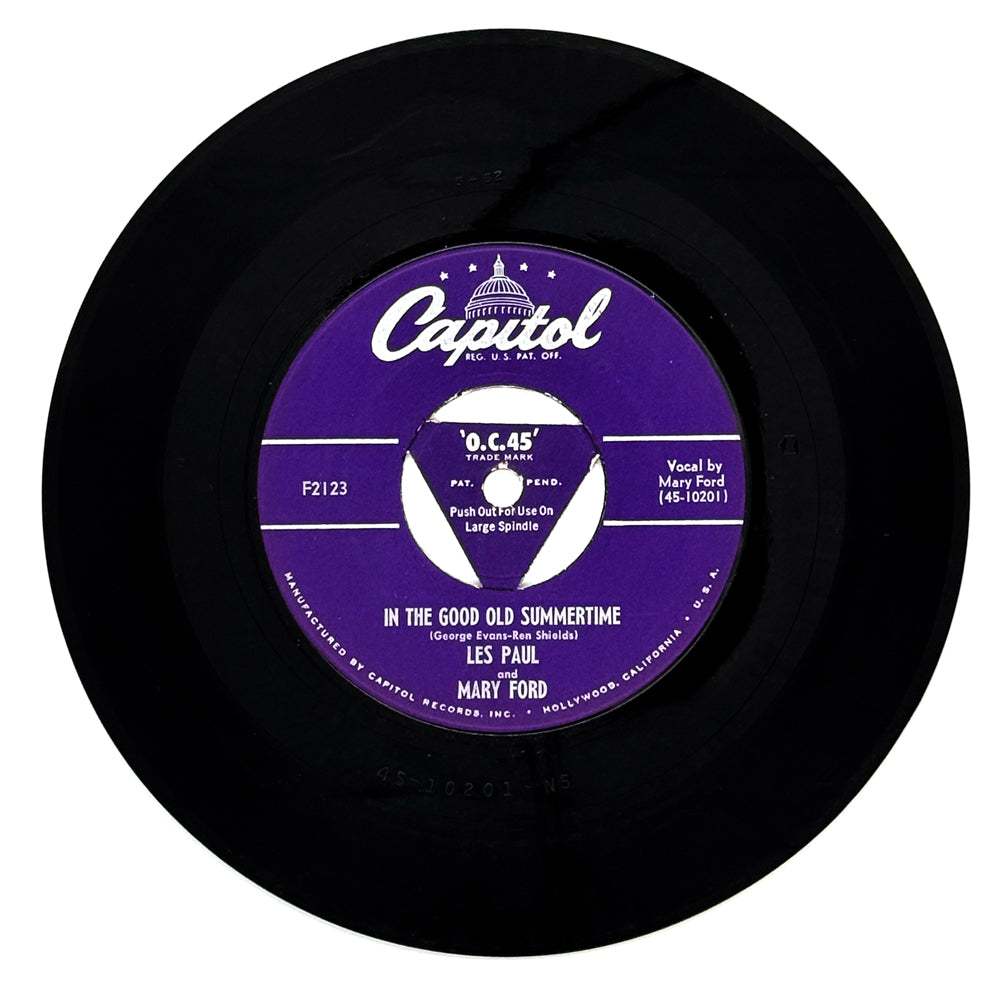 Les Paul and Mary Ford : IN THE GOOD OLD SUMMERTIME/ SMOKE RINGS