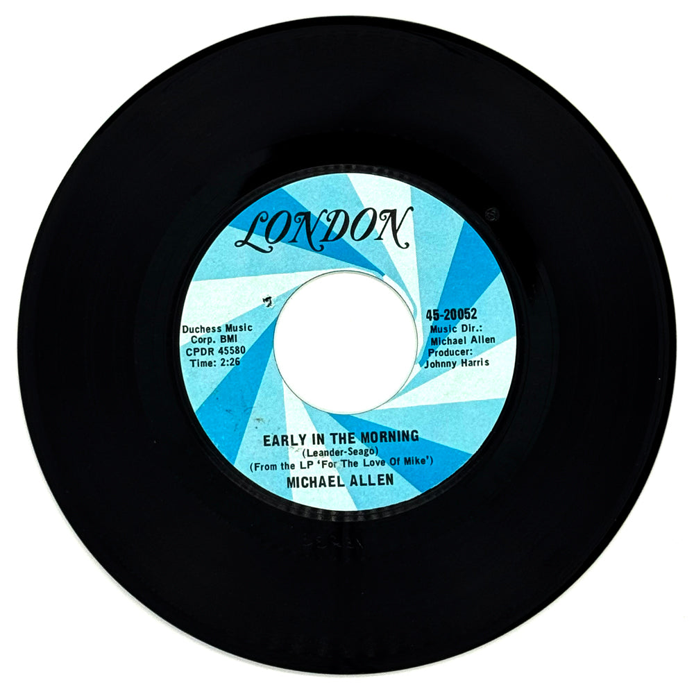 Michael Allen : EARLY IN THE MORNING/ DON'T TIE ME DOWN