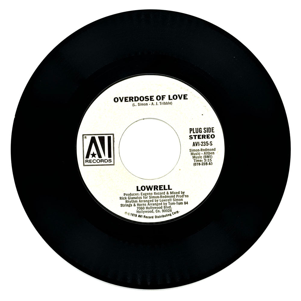 Lowrell : OVERDOSE OF LOVE/ SMOOTH AND WILD