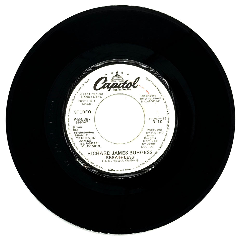 Richard James Burgess : BREATHLESS/ BREATHLESS