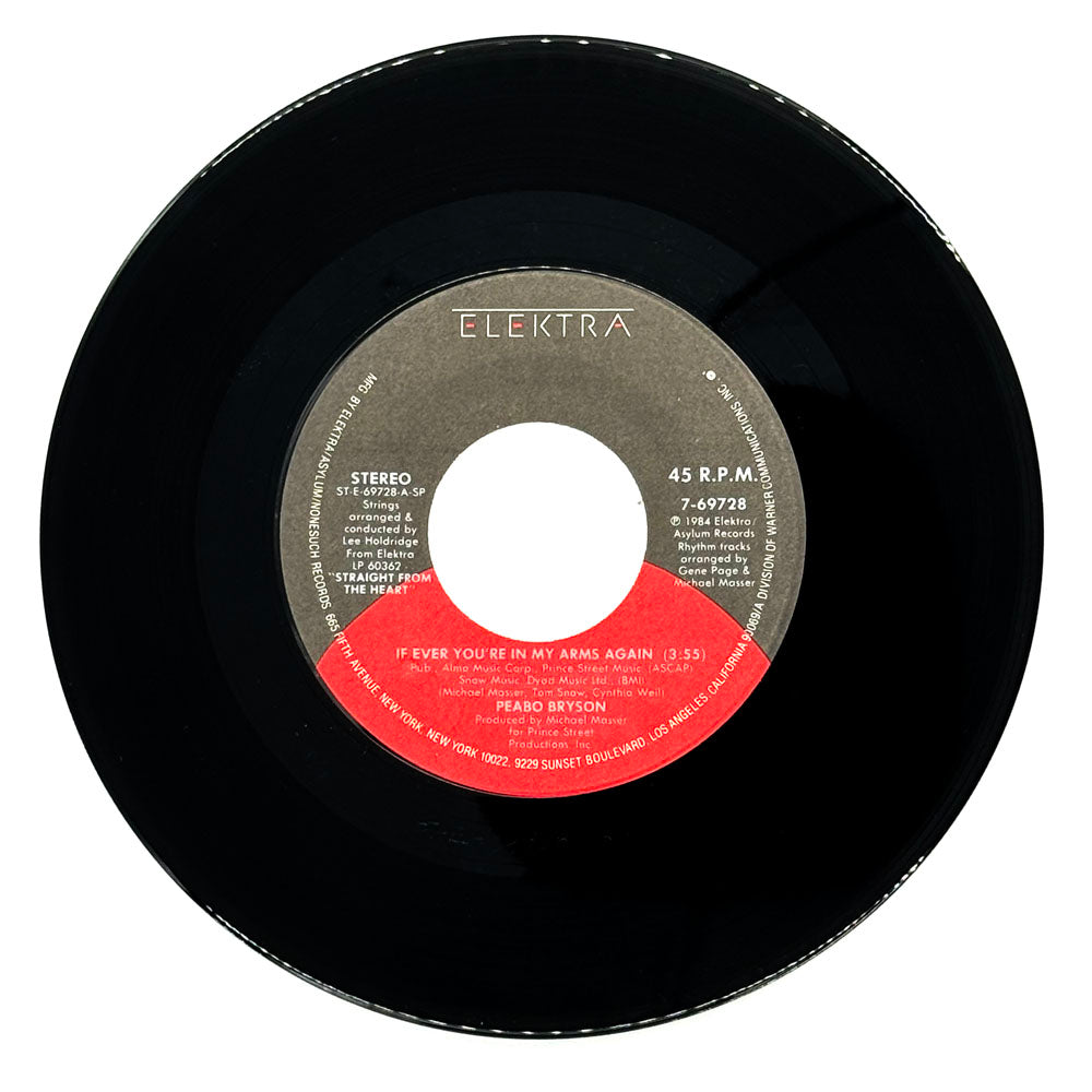 Peabo Bryson : IF EVER YOU'RE IN MY ARMS AGAIN/ THERE'S NO GETTING OVER YOU (LA THEME DE SHARON)