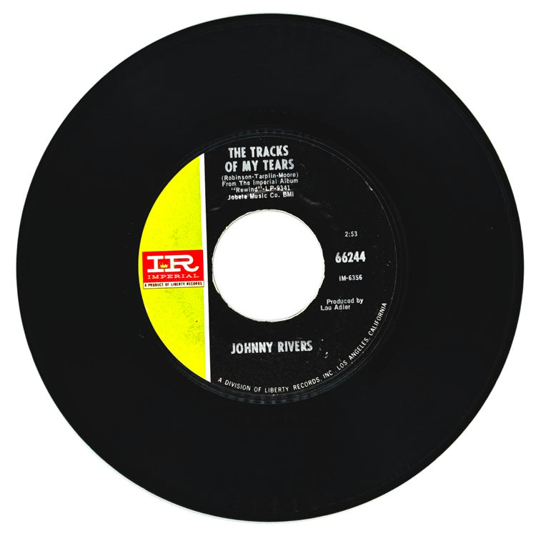 Johnny Rivers : TRACKS OF MY TEARS/ REWIND MEDLEY