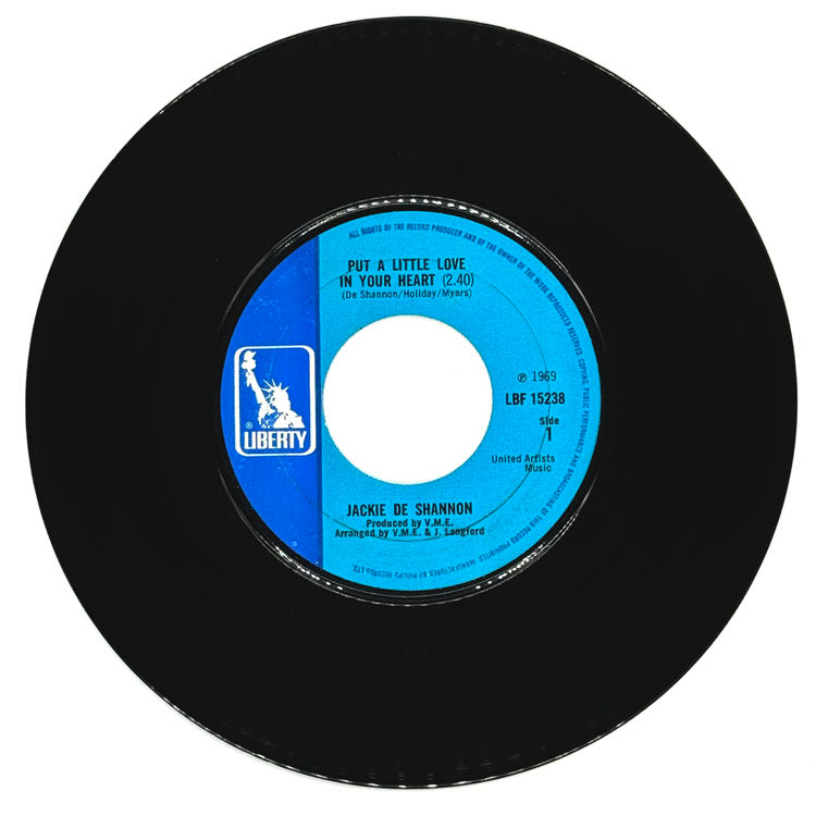 Jackie DeShannon : PUT A LITTLE LOVE IN YOUR HEART/ ALWAYS TOGETHER