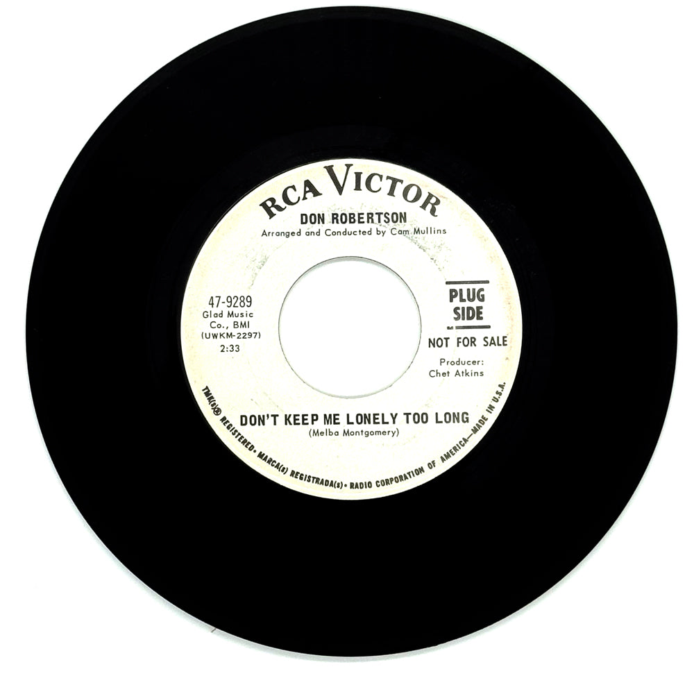 Don Robertson : DON'T KEEP ME LONELY TOO LONG/ JAMAICA RUM