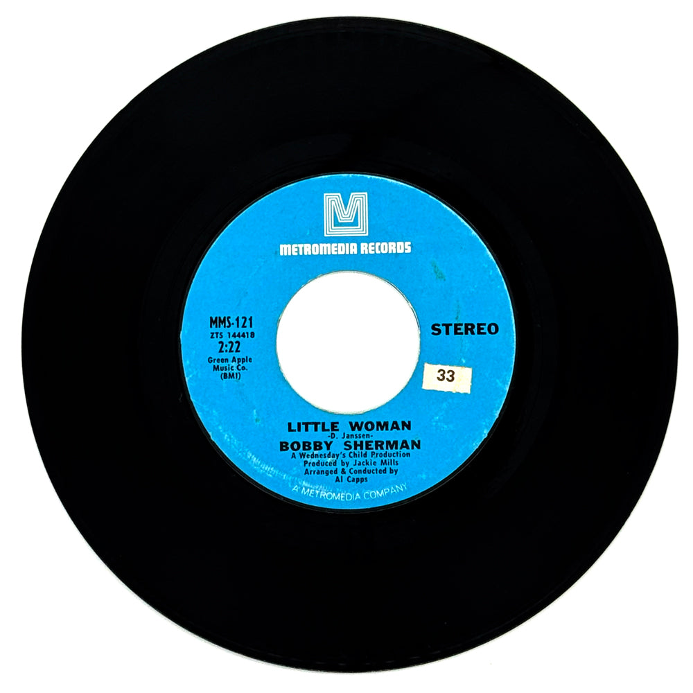 Bobby Sherman : LITTLE WOMAN/ ONE TOO MANY MORNINGS
