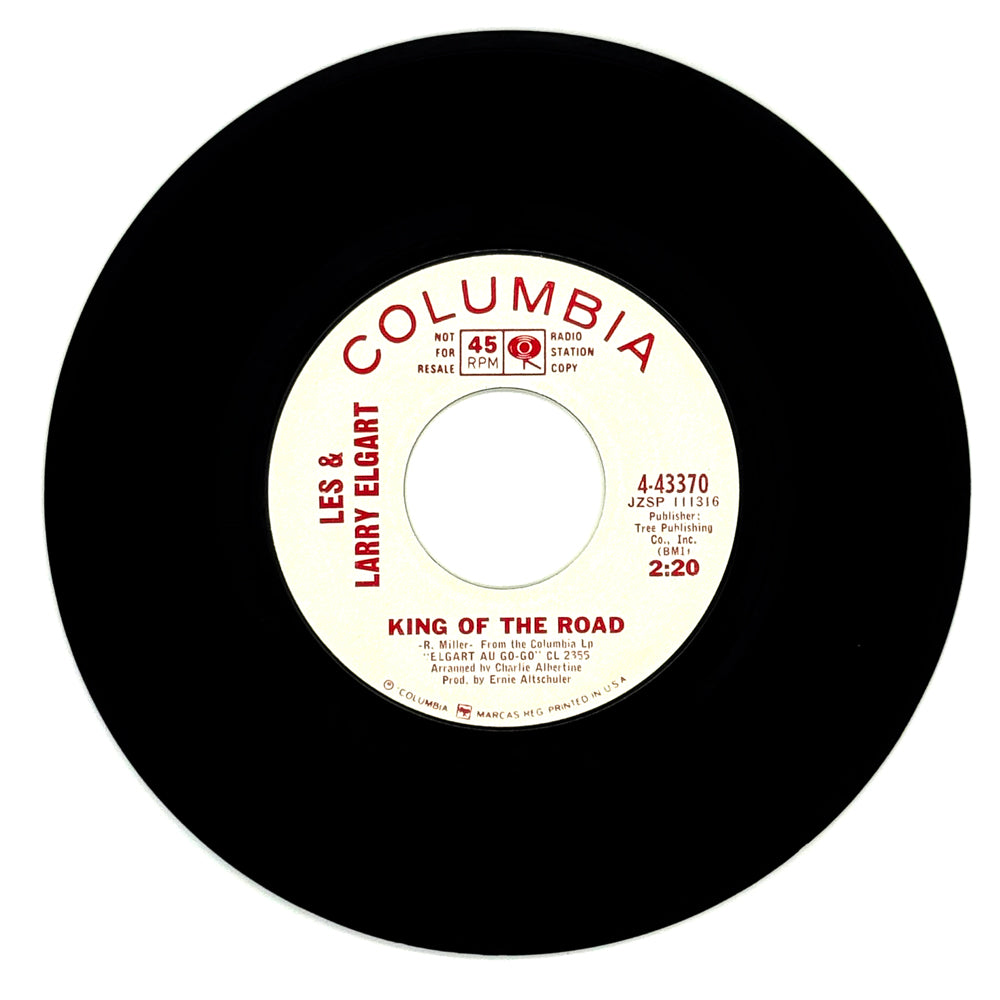 Les & Larry Elgart : KING OF THE ROAD/ LA BOSTELLA (VIENS DANSER LA BOSTELLA)