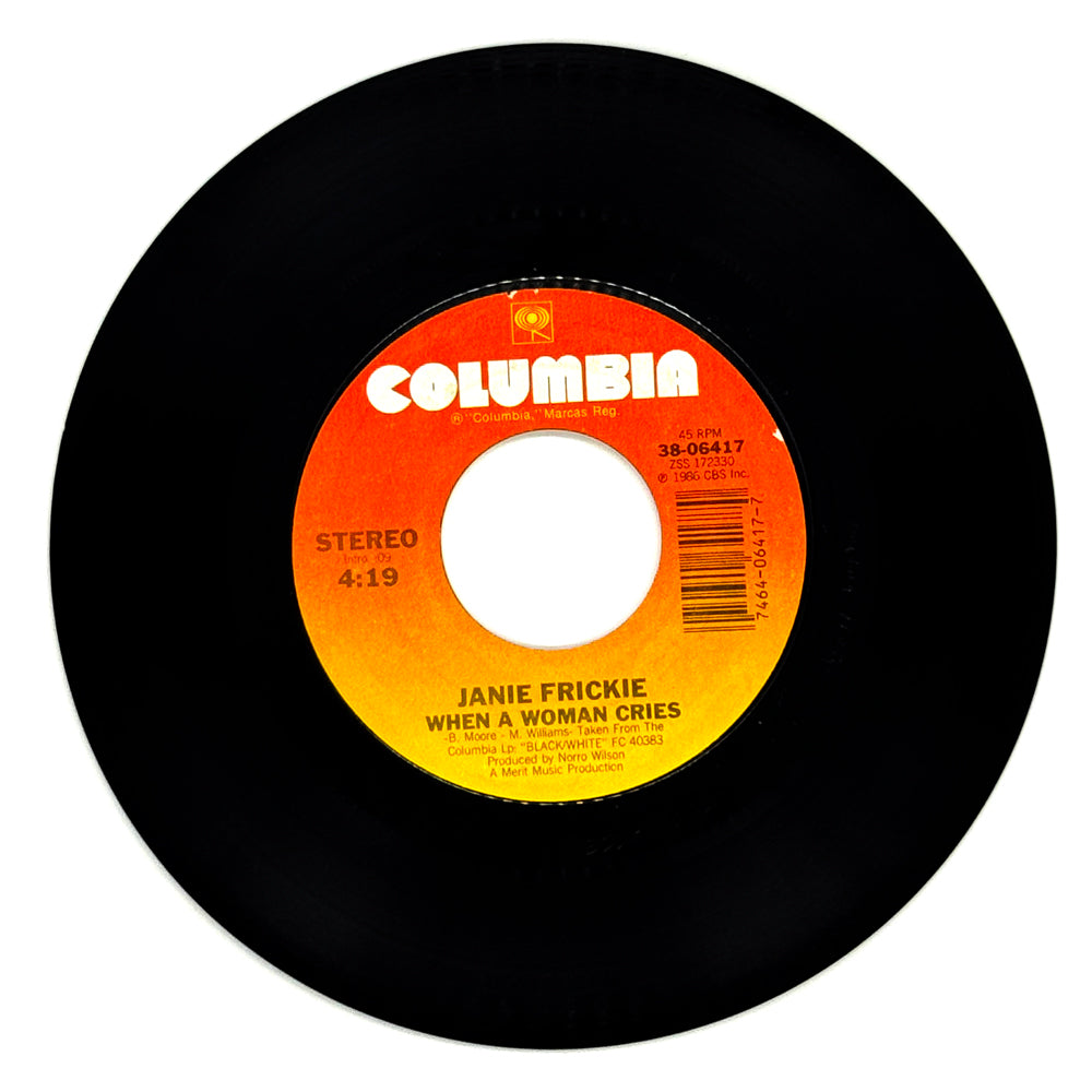 Janie Frickie : WHEN A WOMAN CRIES/ NOTHING LEFT TO SAY