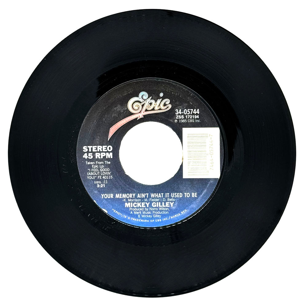 Mickey Gilley : YOUR MEMORY AIN'T WHAT IT USED TO BE/ LONELY NIGHTS, LONELY HEARTACHE